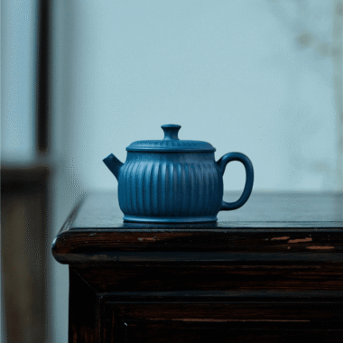 Yixing Zisha Teapot [Ribbed Jing Quan] (Tian Qing Ni – 160ml)