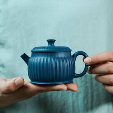 Yixing Zisha Teapot [Ribbed Jing Quan] (Tian Qing Ni – 160ml)