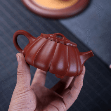 Yixing Zisha Teapot [Ribbed Shi Piao] (Dahongpao -200ml)