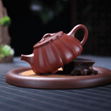 Yixing Zisha Teapot [Ribbed Shi Piao] (Dahongpao -200ml)