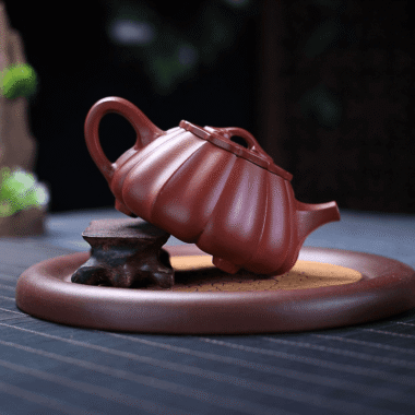 Yixing Zisha Teapot [Ribbed Shi Piao] (Dahongpao -200ml)