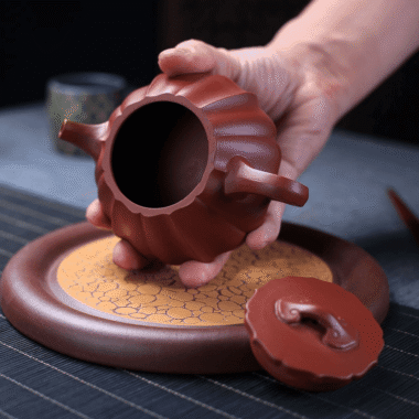 Yixing Zisha Teapot [Ribbed Shi Piao] (Dahongpao -200ml)