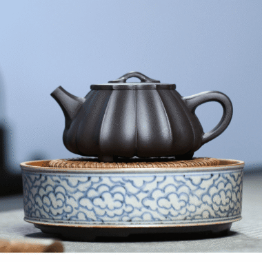 Yixing Zisha Teapot [Ribbed Shi Piao] (Shi Huang – 270ml)