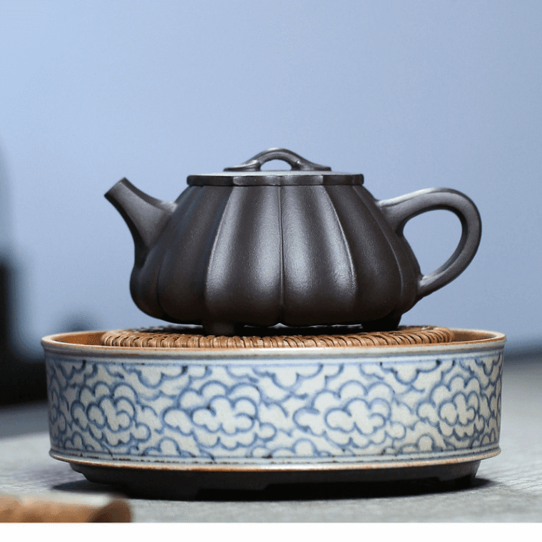 Yixing Zisha Teapot [Ribbed Shi Piao] (Shi Huang – 270ml)