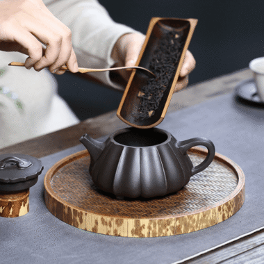 Yixing Zisha Teapot [Ribbed Shi Piao] (Shi Huang – 270ml)