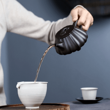 Yixing Zisha Teapot [Ribbed Shi Piao] (Shi Huang – 270ml)