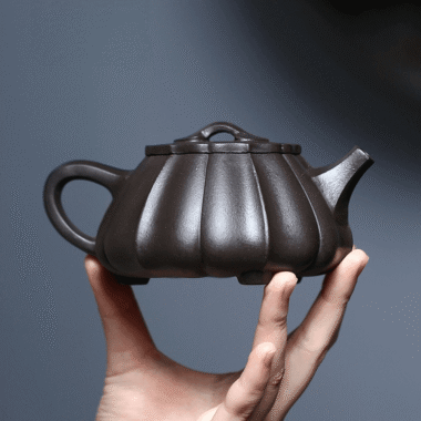 Yixing Zisha Teapot [Ribbed Shi Piao] (Shi Huang – 270ml)