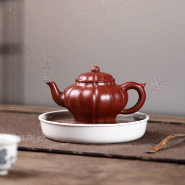 Yixing Zisha Teapot [Ribbed Xiao Ying] (Dahongpao – 200ml)