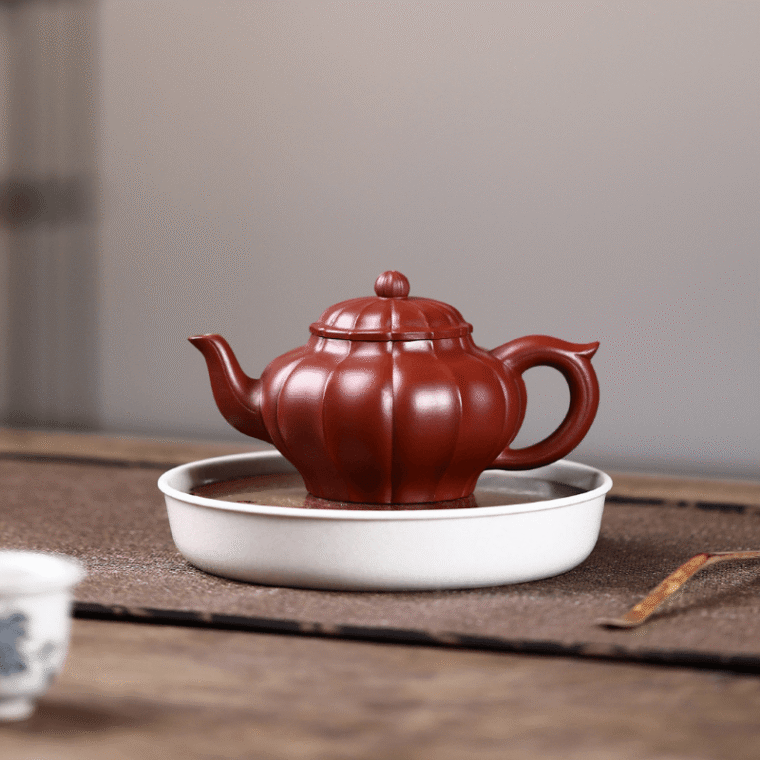 Yixing Zisha Teapot [Ribbed Xiao Ying] (Dahongpao – 200ml)