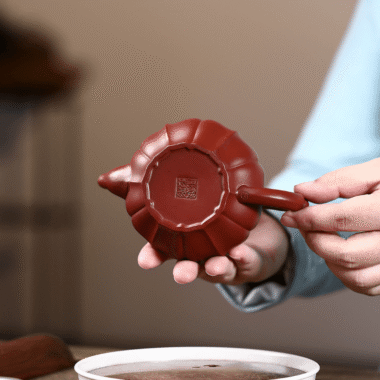 Yixing Zisha Teapot [Ribbed Xiao Ying] (Dahongpao – 200ml)