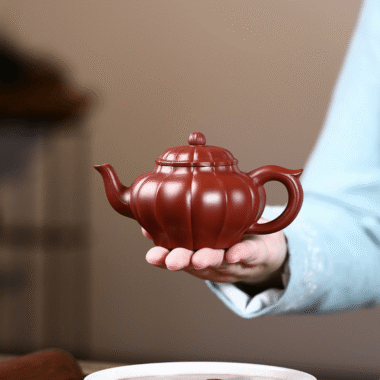 Yixing Zisha Teapot [Ribbed Xiao Ying] (Dahongpao – 200ml)