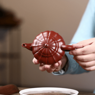 Yixing Zisha Teapot [Ribbed Xiao Ying] (Dahongpao – 200ml)