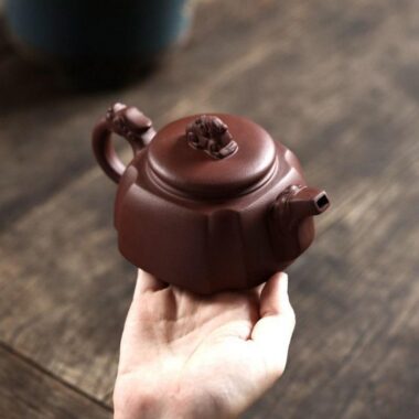 Yixing Zisha Teapot [Sanxing Gao Zhao] (Zi Ni – 300ml)