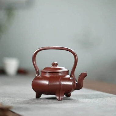 Yixing Zisha Teapot [Sanzu Tibi] (Zi Ni – 270ml)