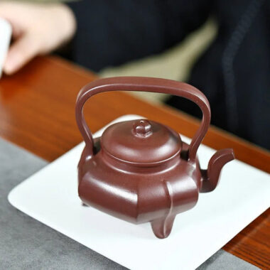 Yixing Zisha Teapot [Sanzu Tibi] (Zi Ni – 270ml)