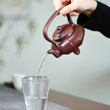 Yixing Zisha Teapot [Sanzu Tibi] (Zi Ni – 270ml)