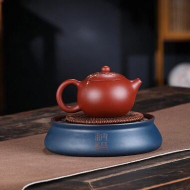 Yixing Zisha Teapot Set [Plum Blossom Xishi] (Dahongpao – 260ml)