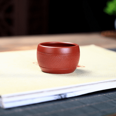 Yixing Zisha Teapot Set [Shede Zhou Pan] (Dahongpao – 150ml)