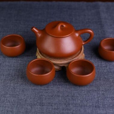 Yixing Zisha Teapot Set [Shi Piao] Set (Dahongpao – 200ml)