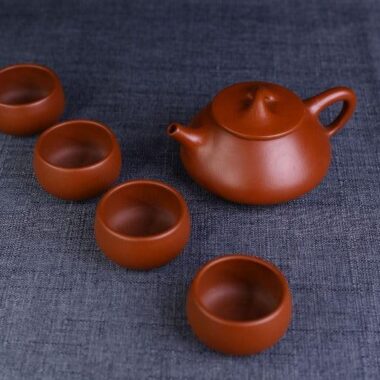 Yixing Zisha Teapot Set [Shi Piao] Set (Dahongpao – 200ml)