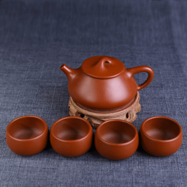 Yixing Zisha Teapot Set [Shi Piao] Set (Dahongpao – 200ml)