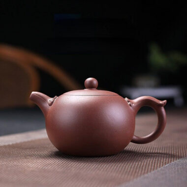 Yixing Zisha Teapot Set [Wishful Xishi] (Zi Ni – 240ml)