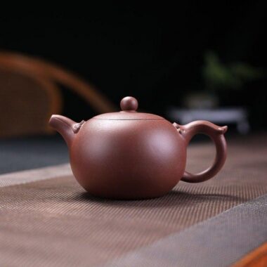 Yixing Zisha Teapot Set [Wishful Xishi] (Zi Ni – 240ml)