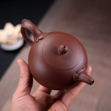 Yixing Zisha Teapot Set [Wishful Xishi] (Zi Ni – 240ml)