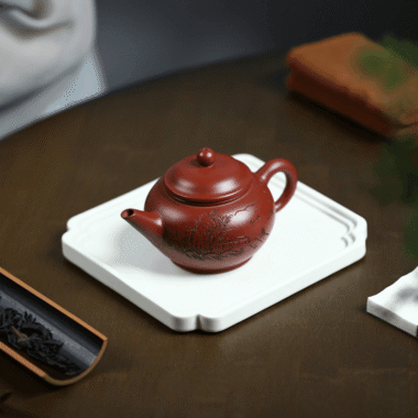 Yixing Zisha Teapot [Shan Jing Shui Ping] (Dahongpao – 210ml)