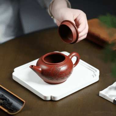 Yixing Zisha Teapot [Shan Jing Shui Ping] (Dahongpao – 210ml)