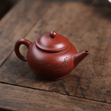 Yixing Zisha Teapot [Shan Jing Shui Ping] (Dahongpao – 210ml)