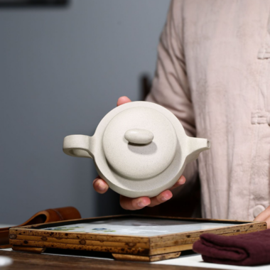 Yixing Zisha Teapot [Shang Xin Qiao] (Bai Duan Ni – 300ml)