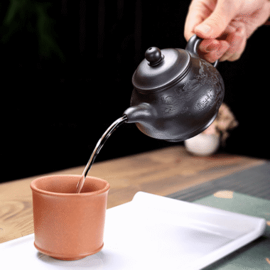 Yixing Zisha Teapot [Shanshui Pun Pot] (Shi Huang – 330ml)