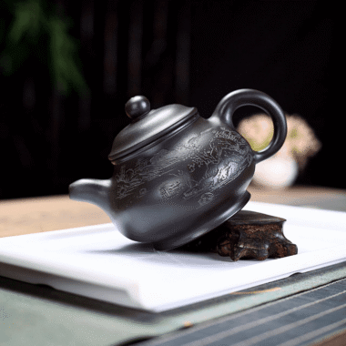 Yixing Zisha Teapot [Shanshui Pun Pot] (Shi Huang – 330ml)