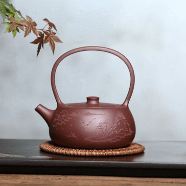 Yixing Zisha Teapot [Shanshui Tiliang] (Zi Ni – 270ml)