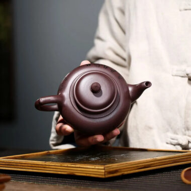 Yixing Zisha Teapot [Shanshui Xiao Ying] (Zi Ni – 290ml)