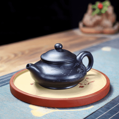 Yixing Zisha Teapot [Shanshui Yuru] (Shi Huang – 220ml)