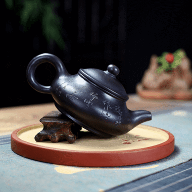 Yixing Zisha Teapot [Shanshui Yuru] (Shi Huang – 220ml)