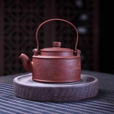 Yixing Zisha Teapot [Shanshui] (Zi Ni – 320ml)