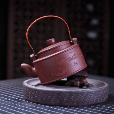 Yixing Zisha Teapot [Shanshui] (Zi Ni – 320ml)
