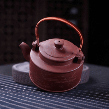 Yixing Zisha Teapot [Shanshui] (Zi Ni – 320ml)