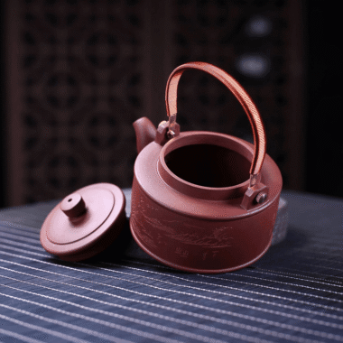 Yixing Zisha Teapot [Shanshui] (Zi Ni – 320ml)