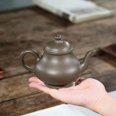 Yixing Zisha Teapot [Shen Deng Yu Hu] (Xue Ke Qing Duan Ni – 310ml)