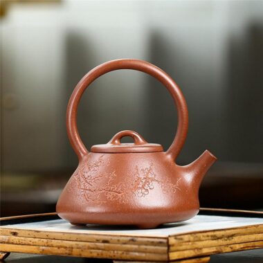 Yixing Zisha Teapot [Shi Piao Tiliang] (Hong Jiang Po Ni – 250ml)