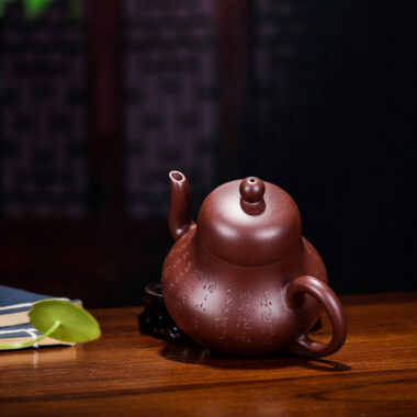 Yixing Zisha Teapot [Si Ting] (Zi Zhu Ni – 160ml)