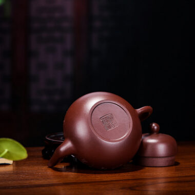 Yixing Zisha Teapot [Si Ting] (Zi Zhu Ni – 160ml)