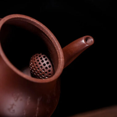 Yixing Zisha Teapot [Si Ting] (Zi Zhu Ni – 160ml)