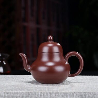 Yixing Zisha Teapot [Si Ting] (Zi Zhu Ni – 200ml)
