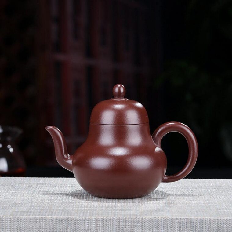 Yixing Zisha Teapot [Si Ting] (Zi Zhu Ni – 200ml)