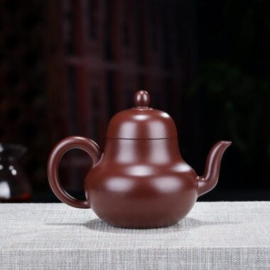 Yixing Zisha Teapot [Si Ting] (Zi Zhu Ni – 200ml)